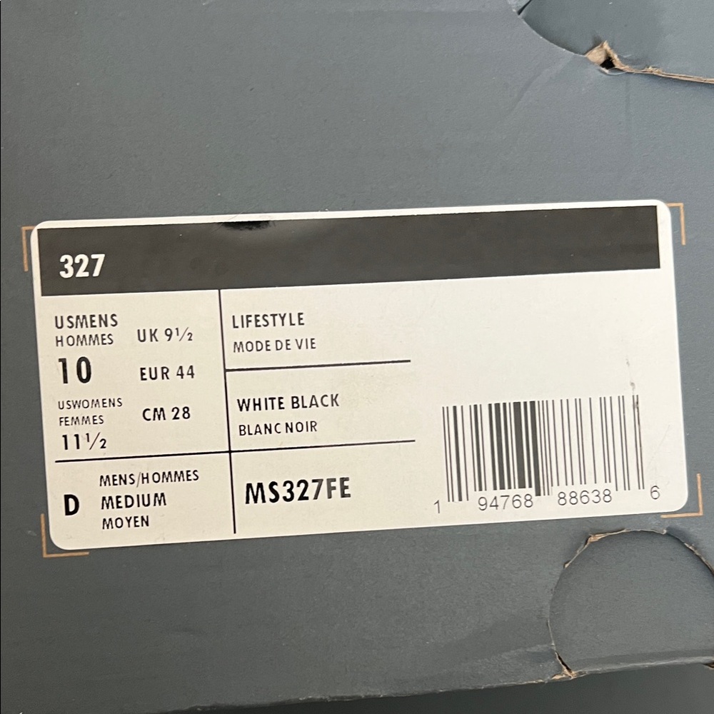 New Balance Black and White Athletic Shoes - Picture 4 of 4